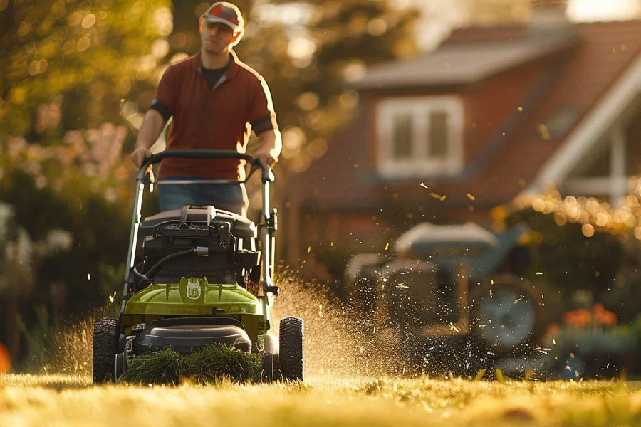 best self propelled battery lawn mower