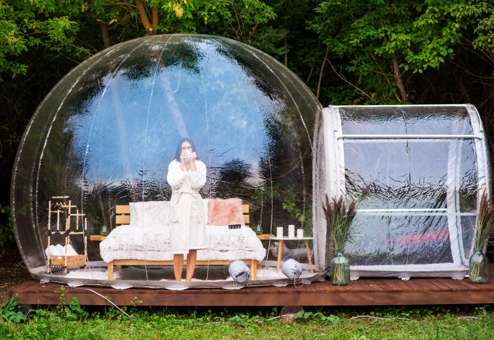 transparent igloo tent